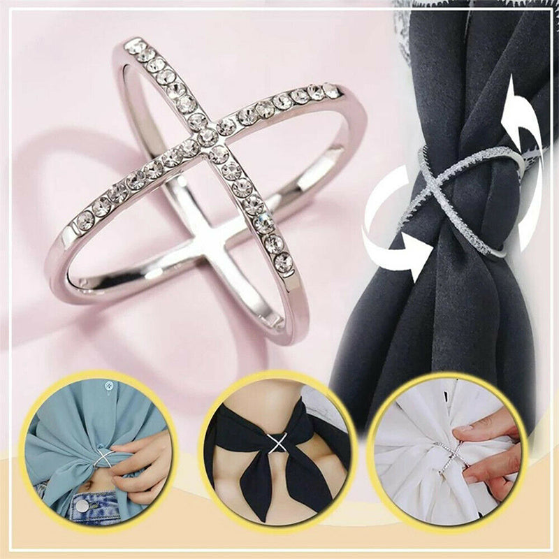 Schal Loop Ring Strass Eingebettet | Brehn
