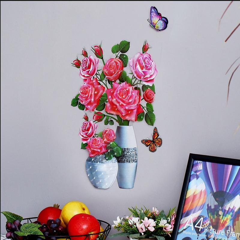 Brehn | 3D Vase Wandaufkleber
