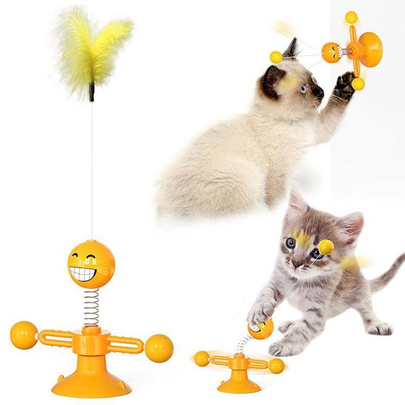 Multifunktionales Drehspielzeug für Katzen | Brehn
