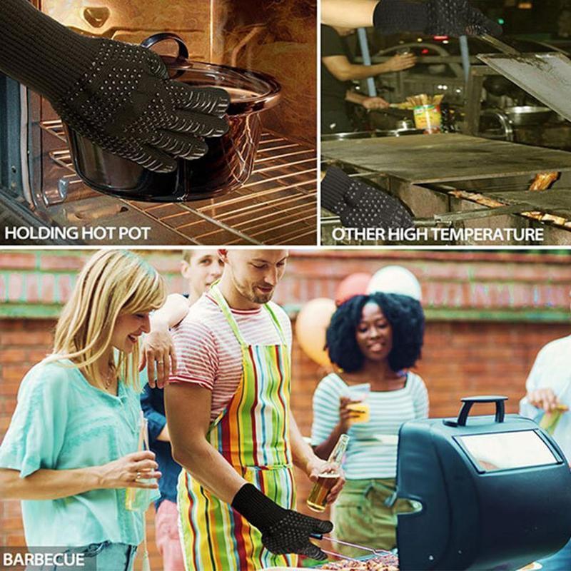 Bequee professionelle Grillhandschuhe hitzebeständige Handschuhe - 1 Paar | Brehn