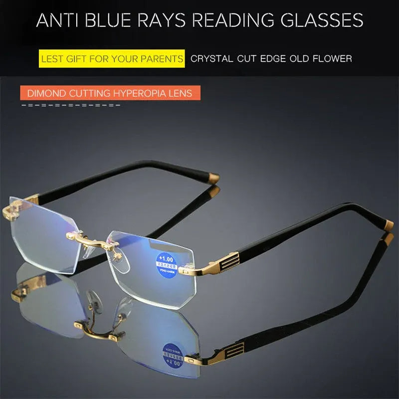 Brehn | Progressive Lesebrille mit hoher Härte und Anti-Blaulichtfilter für die Ferne und die Nähe