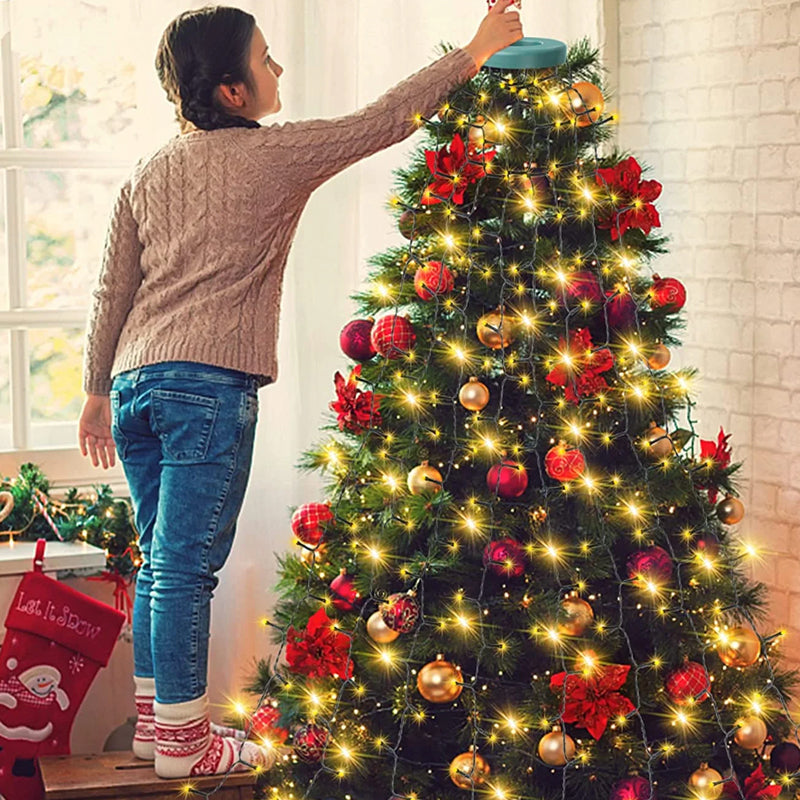 Brehn | Weihnachtsbaum Wasserfalllichter mit Ring