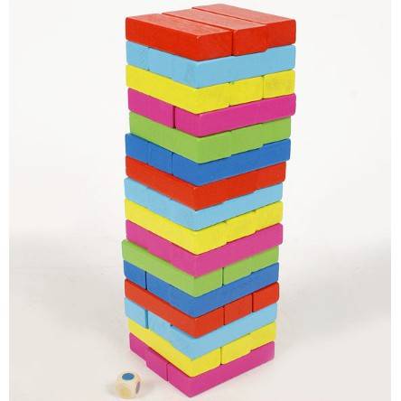 Brehn | StackMaster | Lebhaftes Vergnügen - Holz-Tumble-Turmspiel