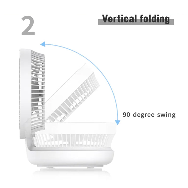Klappbarer Tischventilator