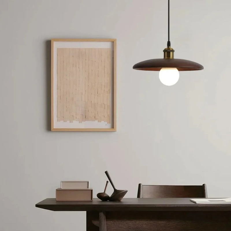 Brehn | Nordic Minimalist Holz LED Pendelleuchte