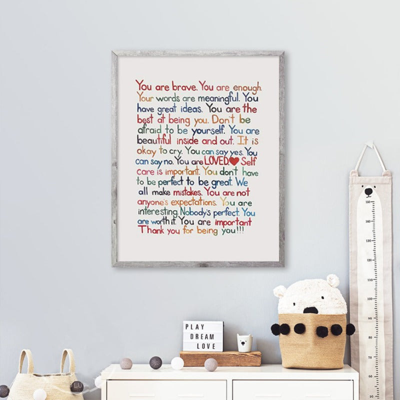 Je gebogen – Inspirierende Poster, Leinwandgemälde, Wanddekoration