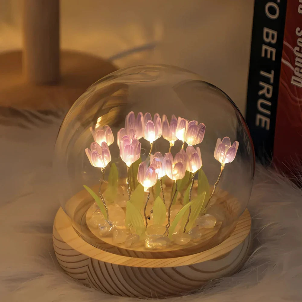 Glasglocke Tulpenlicht | Brehn