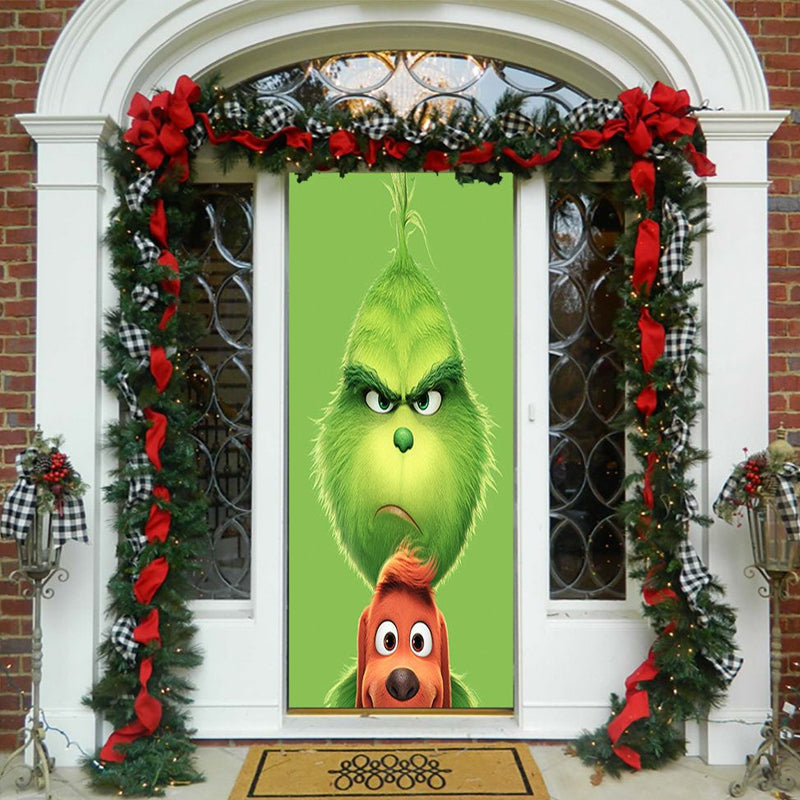 Brehn | Nightmare Before Christmas Außen dekorations Requisiten Weihnachts Elfen Tür Abdeckung
