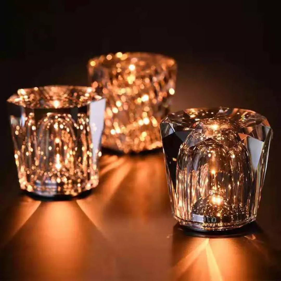 Brehn | Drahtlose Kristalltischlampe