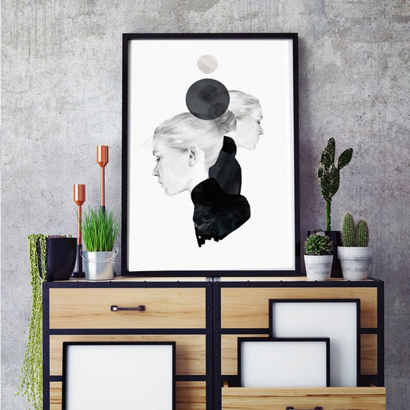 Tiefe Gedanken - Canvas Wandkunst Malerei