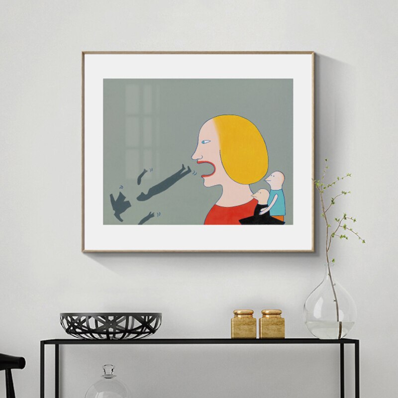 Europa Abstracte Kunst - Leinwand Wandkunst Gemälde