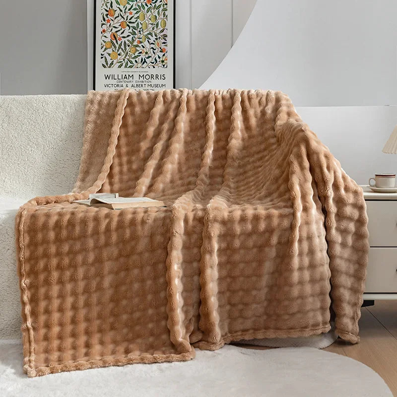 Brehn | Extra weiche Flanell-Decke - PlushBubble