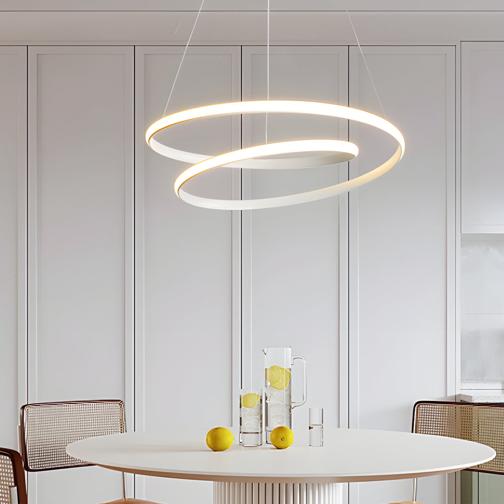 Moderner LED Kronleuchter mit Dimmfunktion – Pendelleuchte für Esszimmer und Wohnzimmer | Brehn