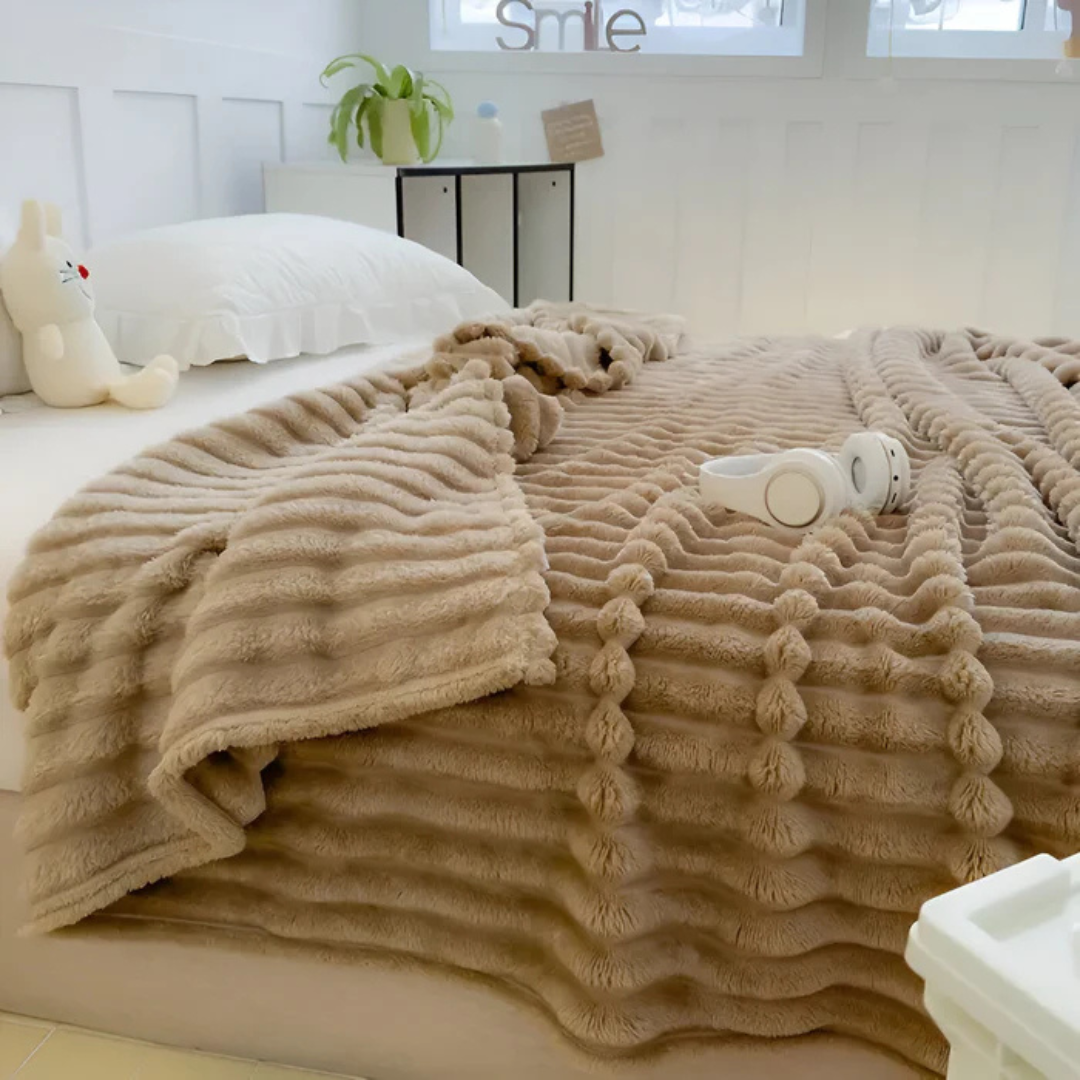 Brehn | Luxuriöse warme Fleece-Decke für den Winter
