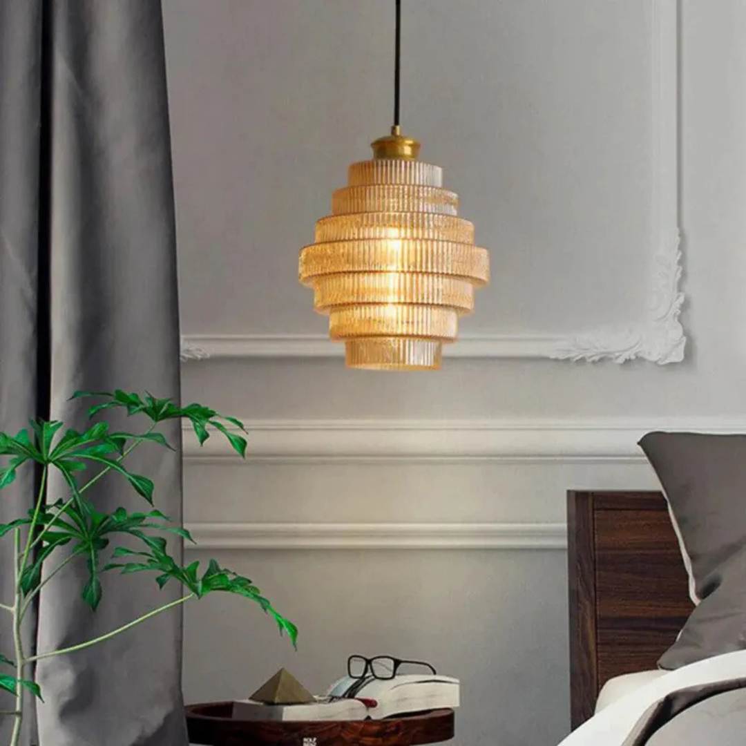 Brehn | Retro Pendelleuchte Glas