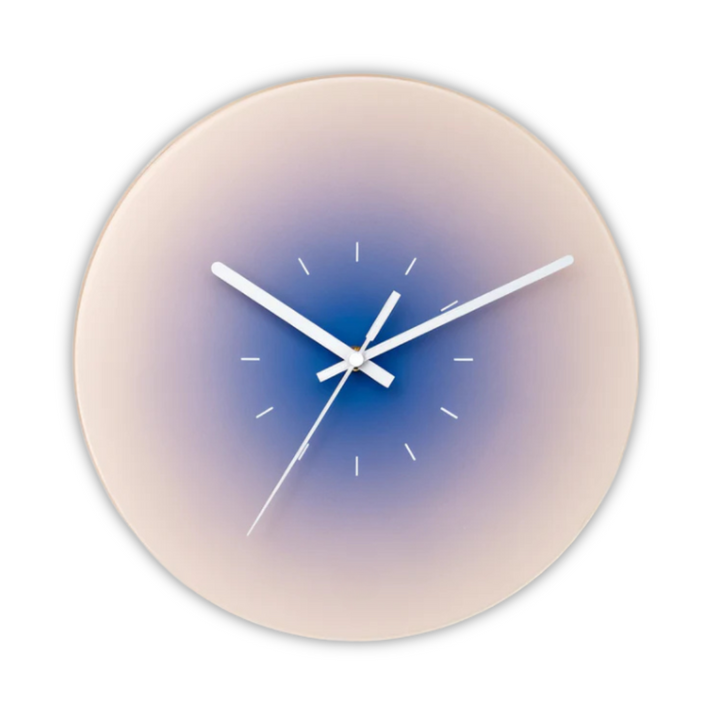 Brehn | Design Glas Wanduhr