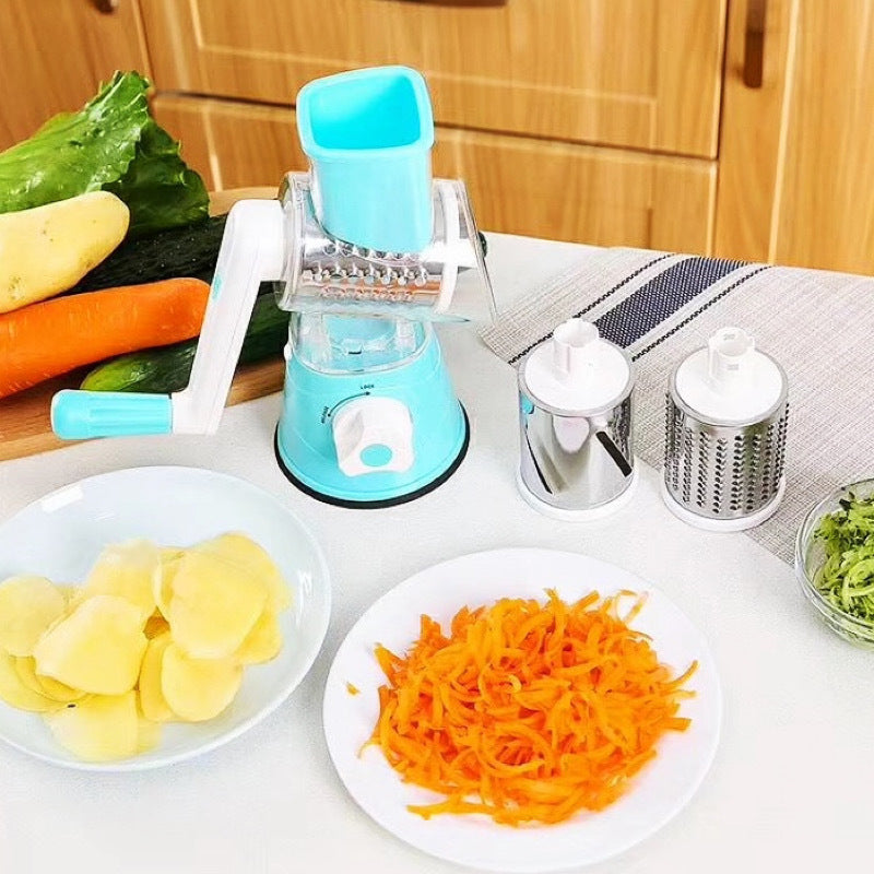 3-in-1 Rotary-Käse-Reibe Gemüseschneider | Brehn