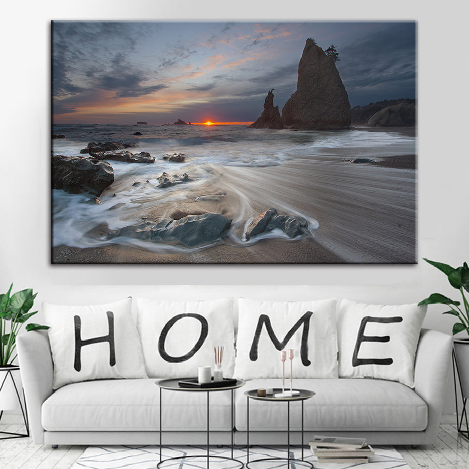 Rocky Beach – Leinwandbild