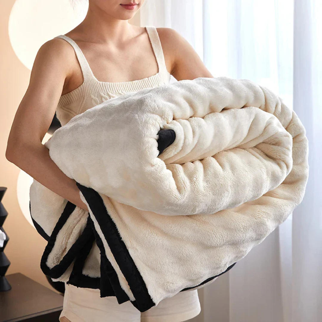 Brehn | Wendbare Fleece-Decke für Wärme und Komfort