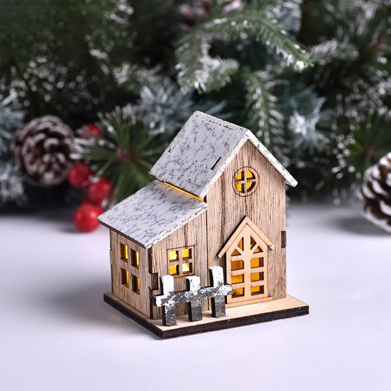 Brehn | FrostGlitter Weihnachtslaternen - Verzaubernde hausförmige Weihnachtsdekoration für eine magische Atmosphäre