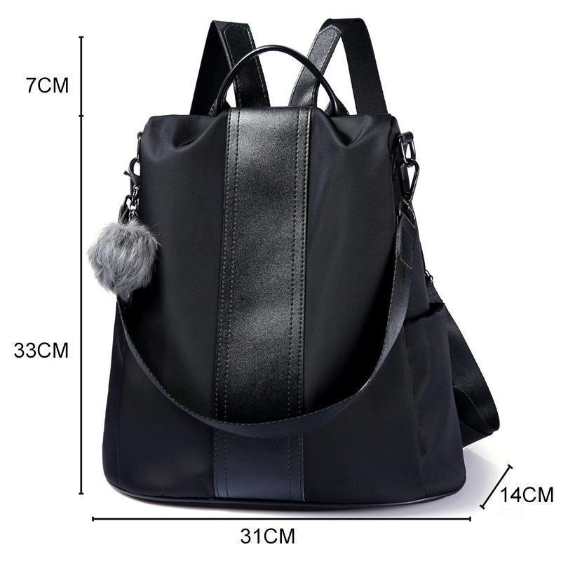 Wasserdichte Nylon Anti-Diebstahl Rucksack