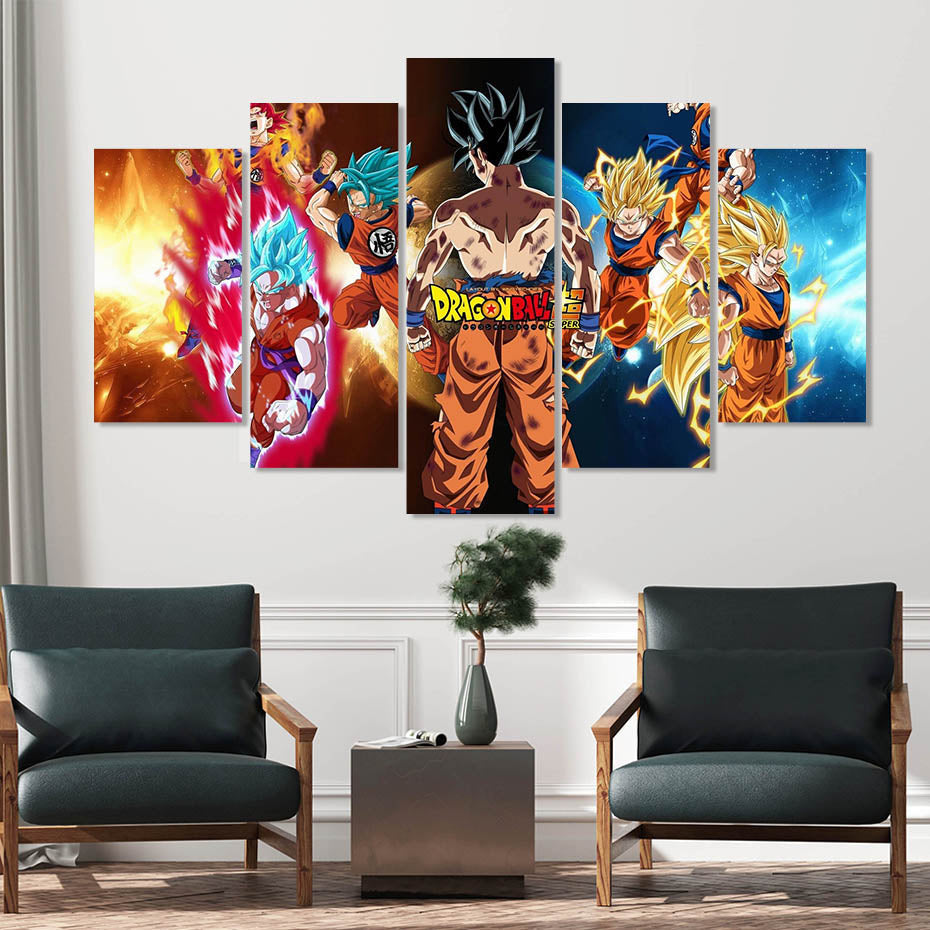Dragon Ball Z - Leinwand Wandkunst Malerei