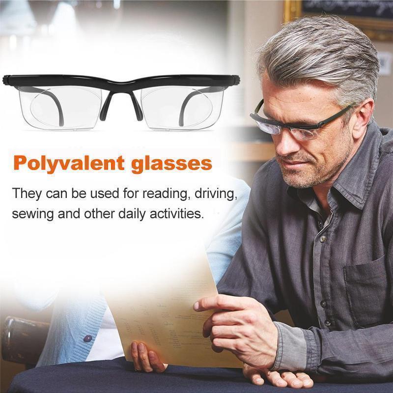 Focus Verstellbare Brille Lesebrille Unisex