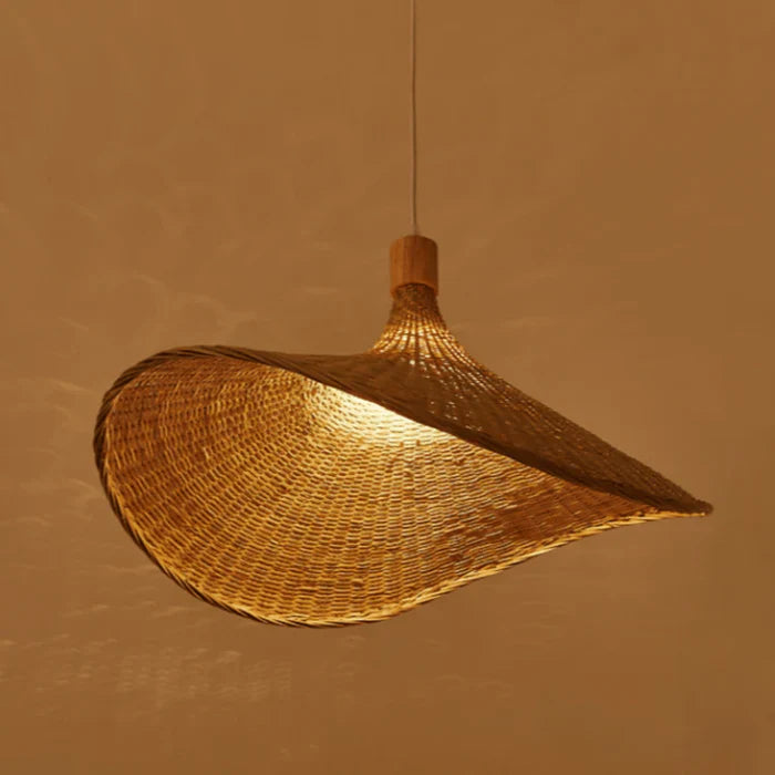Brehn | Rattan Hängeleuchte - RusticWeave