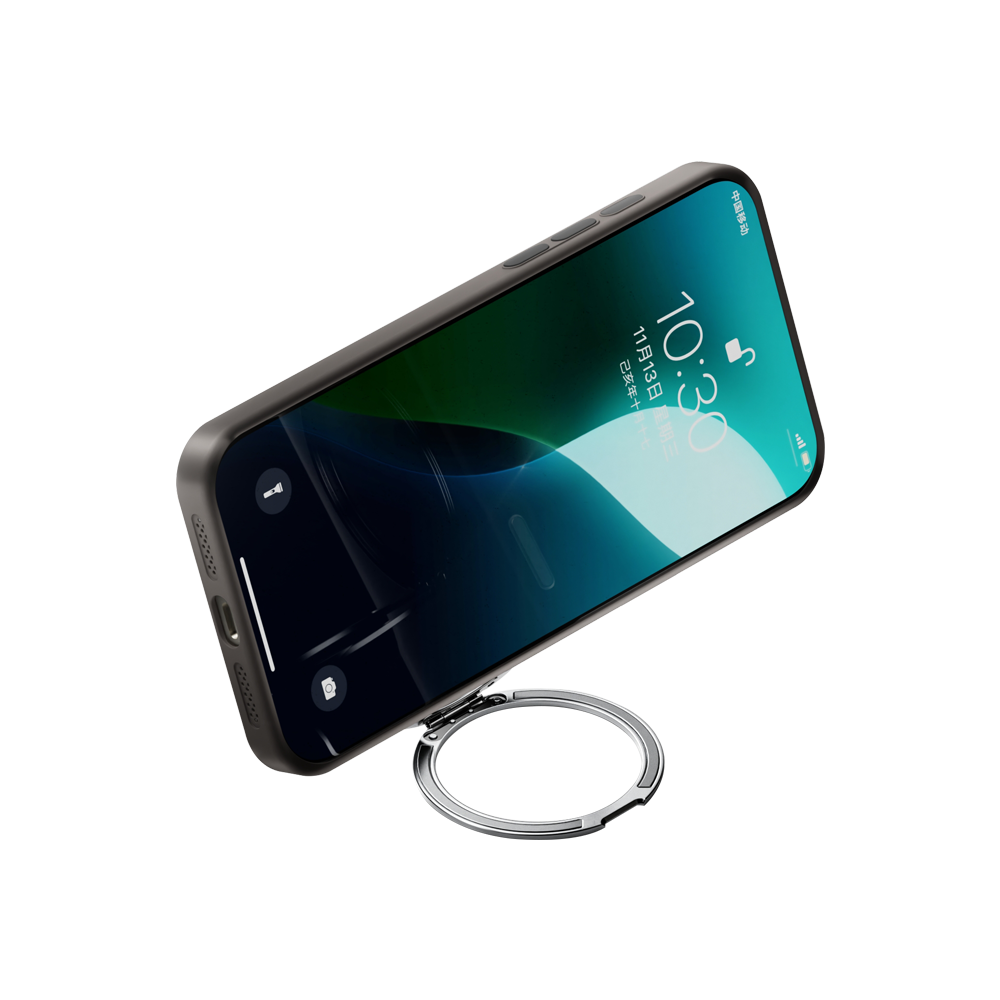 Brehn | LuxuraGrip Tri-Fold MagSafe Ständer | Eleganter 3-in-1 Telefonring, Ständer und Griff für ultimativen Komfort