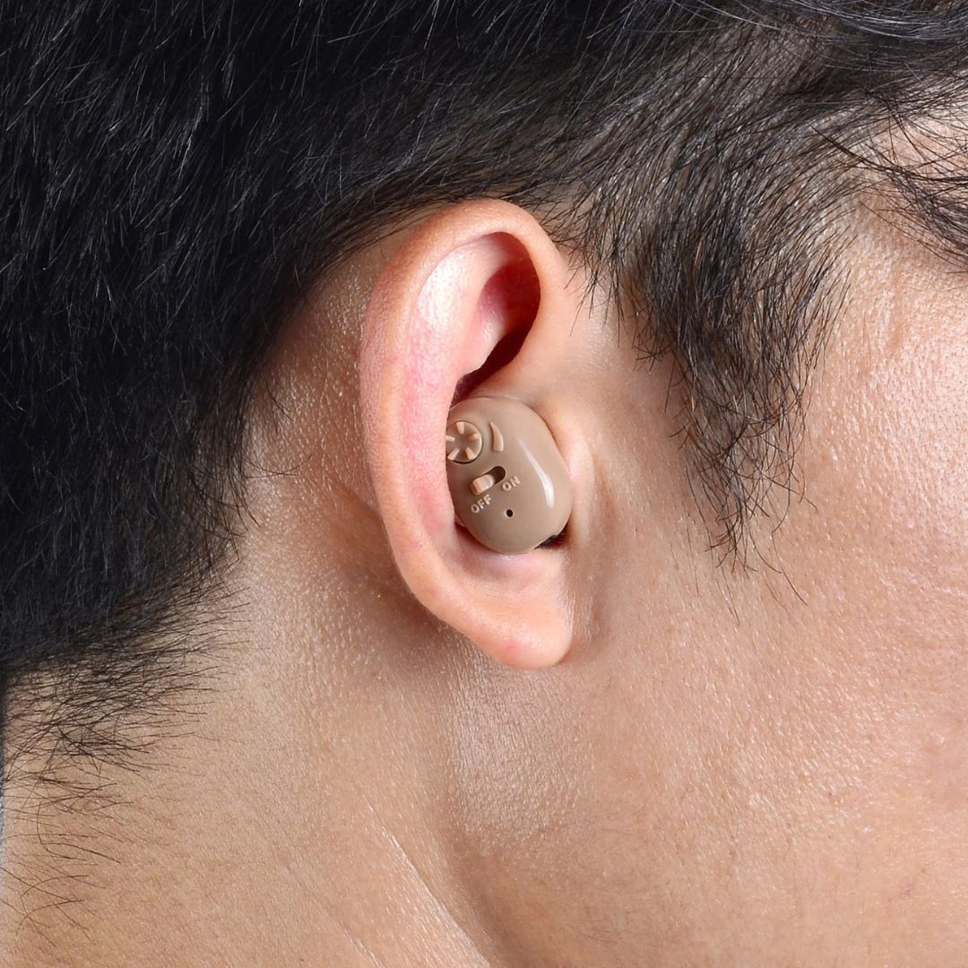 ClearHear | Wiederaufladbarer ITE-Hörverstärker – Geräuschreduzierung – Ergonomische In-Ear-Passform – Klarere Sprache für Senioren im täglichen Gebrauch Brehn