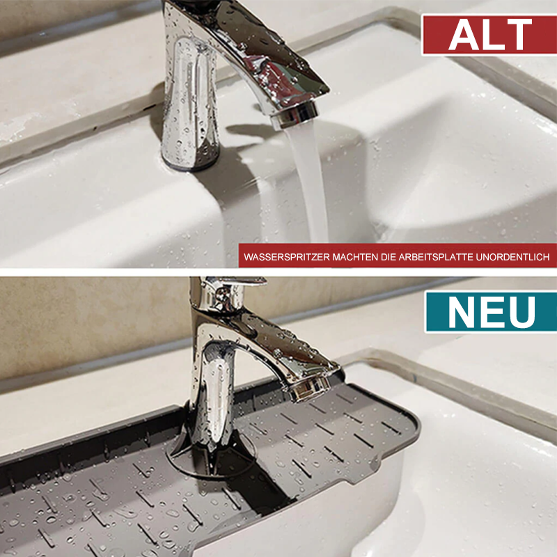 Brehn | Silikon Wasserhahn Griff Tropffänger Ablage