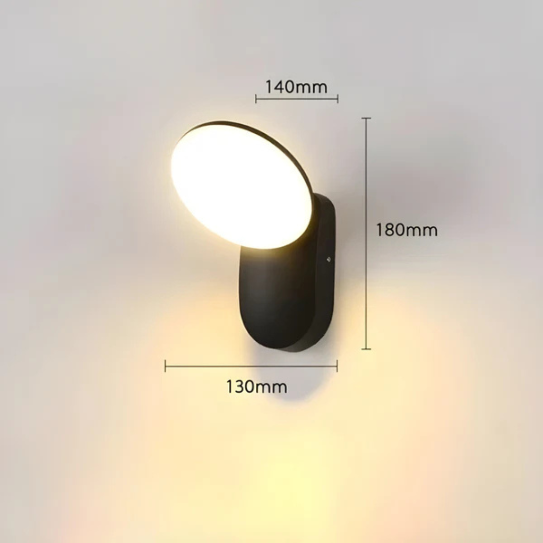 Brehn | Wasserdichte LED-Außenlampe mit Sensor