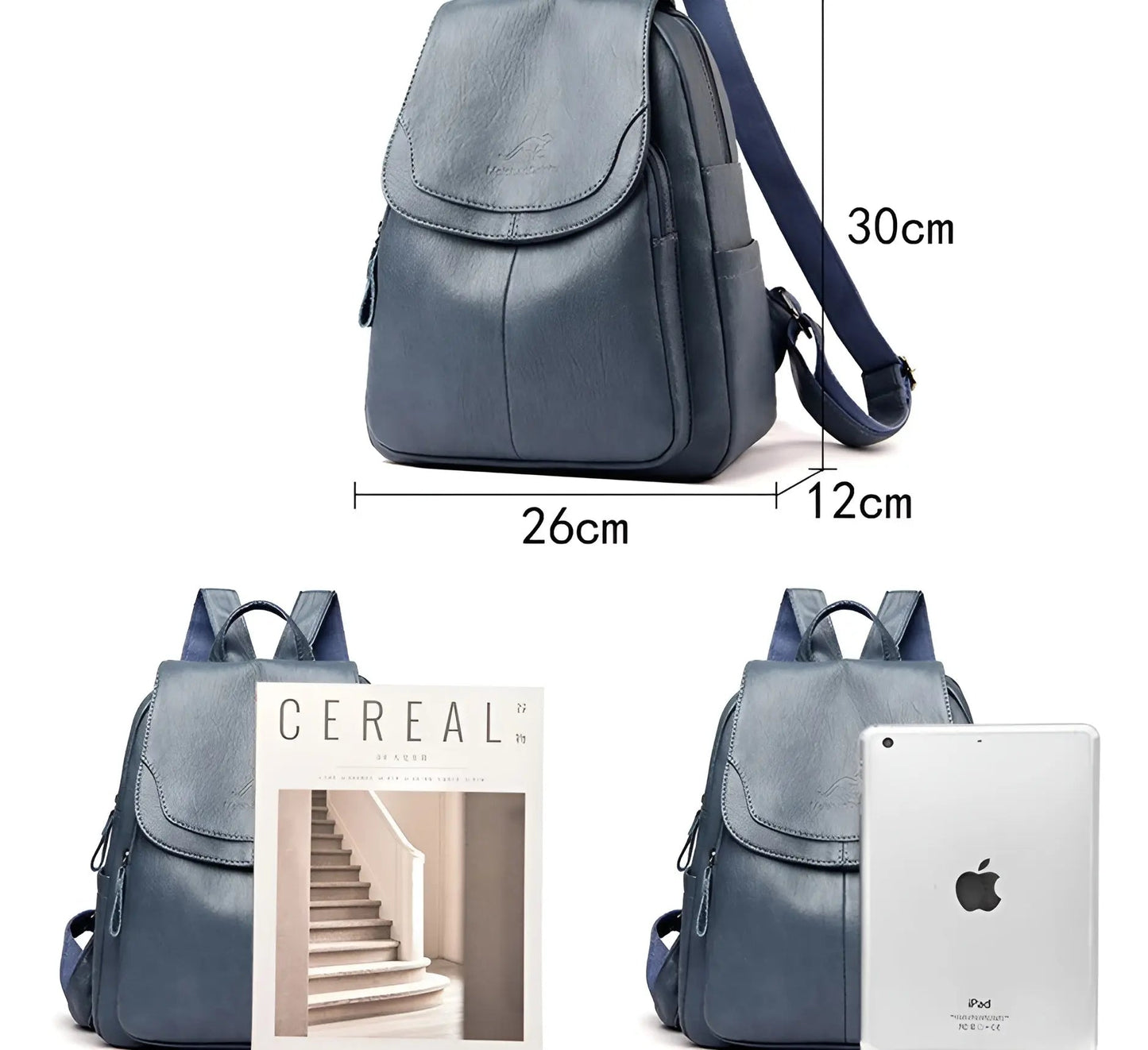 Brehn | Vintage Leder Damen Rucksack - Isabella