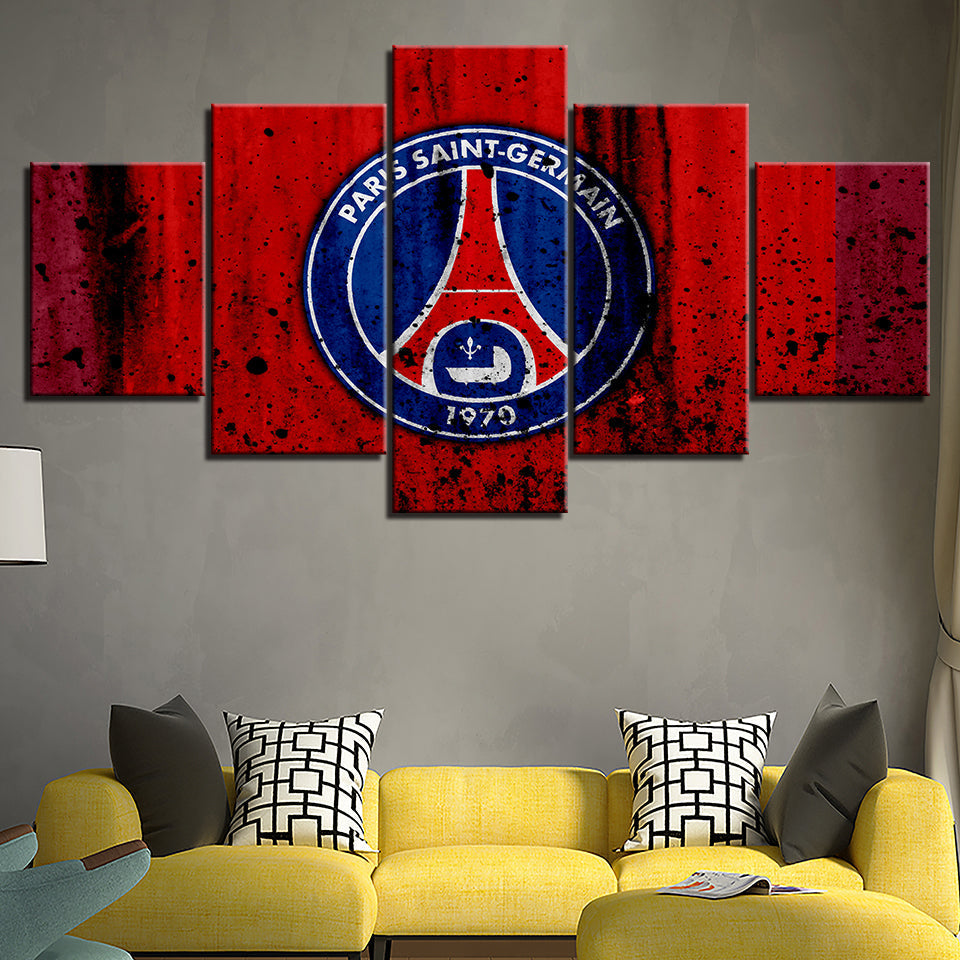 Paris Saint-Germain - Leinwand Wandkunst Gemälde