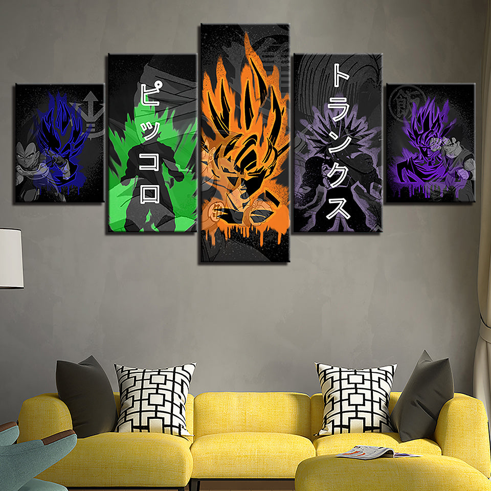 Dragon Ball Z Kunst - Leinwand Wandkunst Malerei