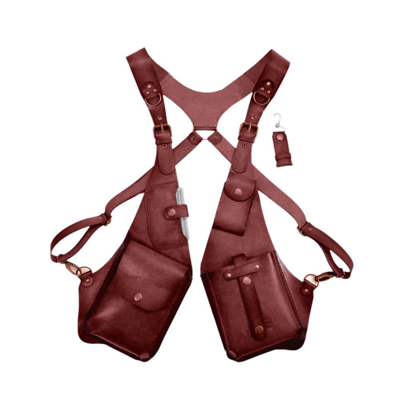 Mittelalterliche Steampunk-Retro-Schultertasche mit Schultergurt