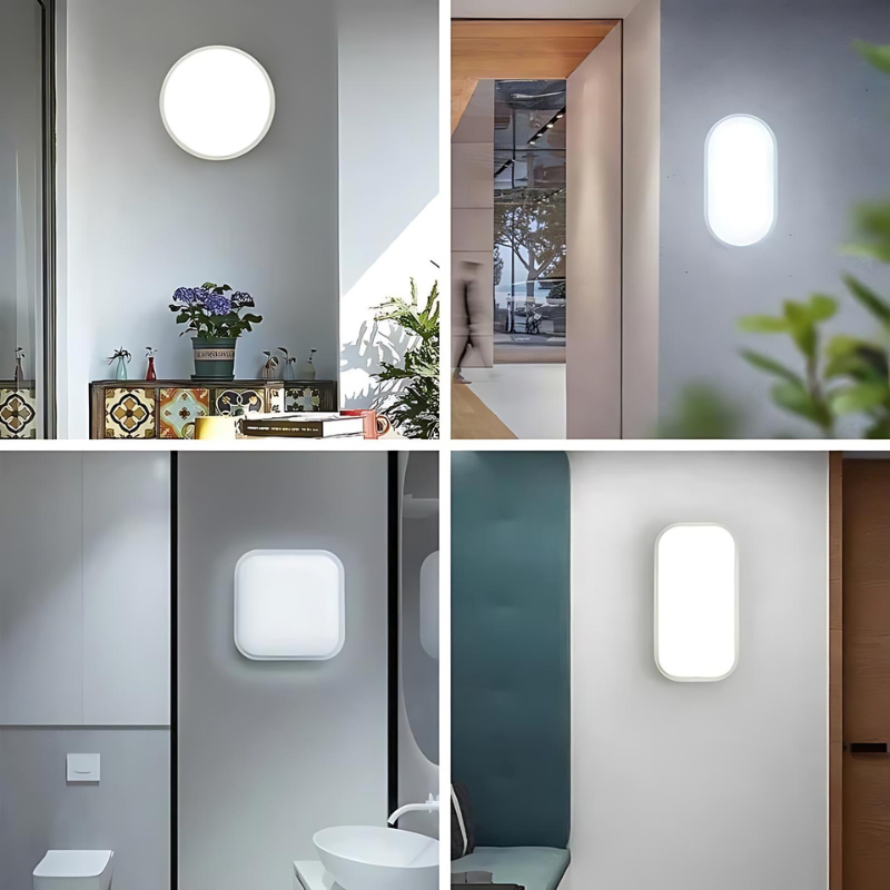 Feuchtigkeitsbeständige LED-Wandleuchte mit modernem Design für Außenbereiche
