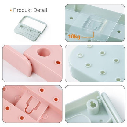 Schuhregal mit integriertem Wandhalter zur Wandmontage | Brehn