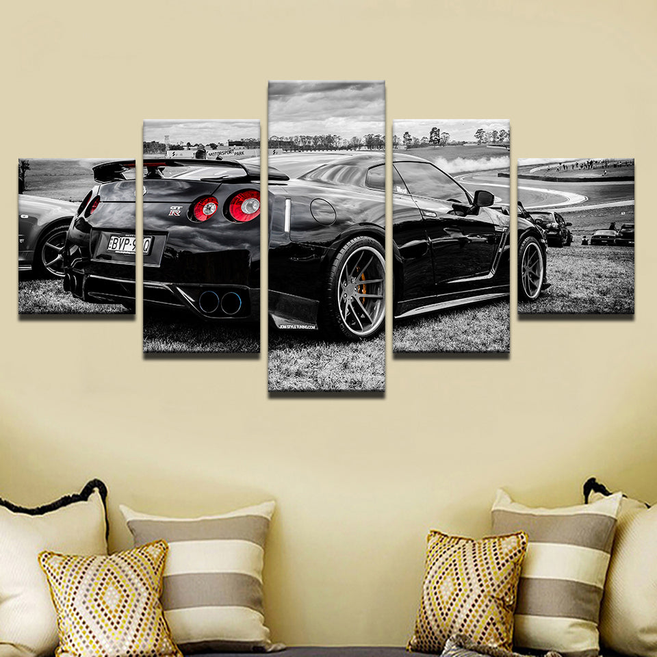 Luxusauto 5-teilige - Leinwand Wandkunst Malerei