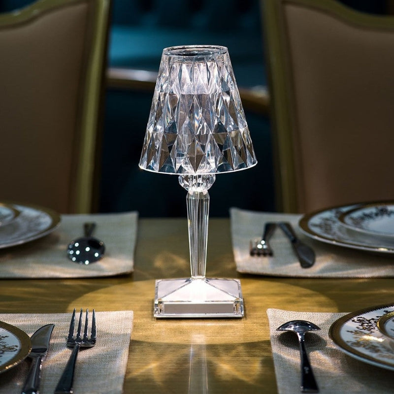 Kristall Tischlampe mit Touch-Steuerung - LumeCrystal | Brehn