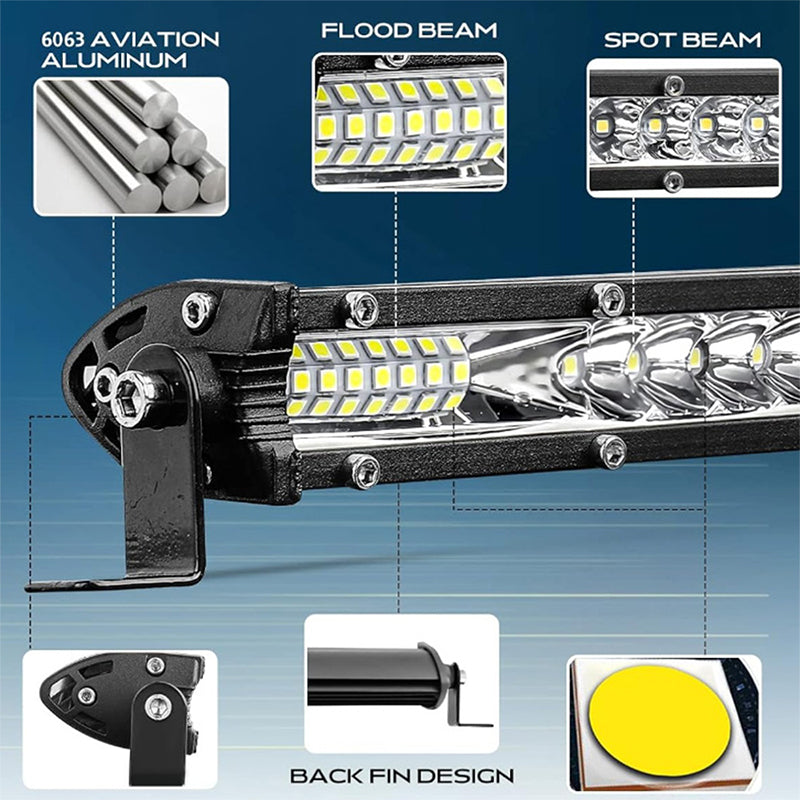 Brehn | LED-Lichtleiste für Autos – Notfall-Stroblichter