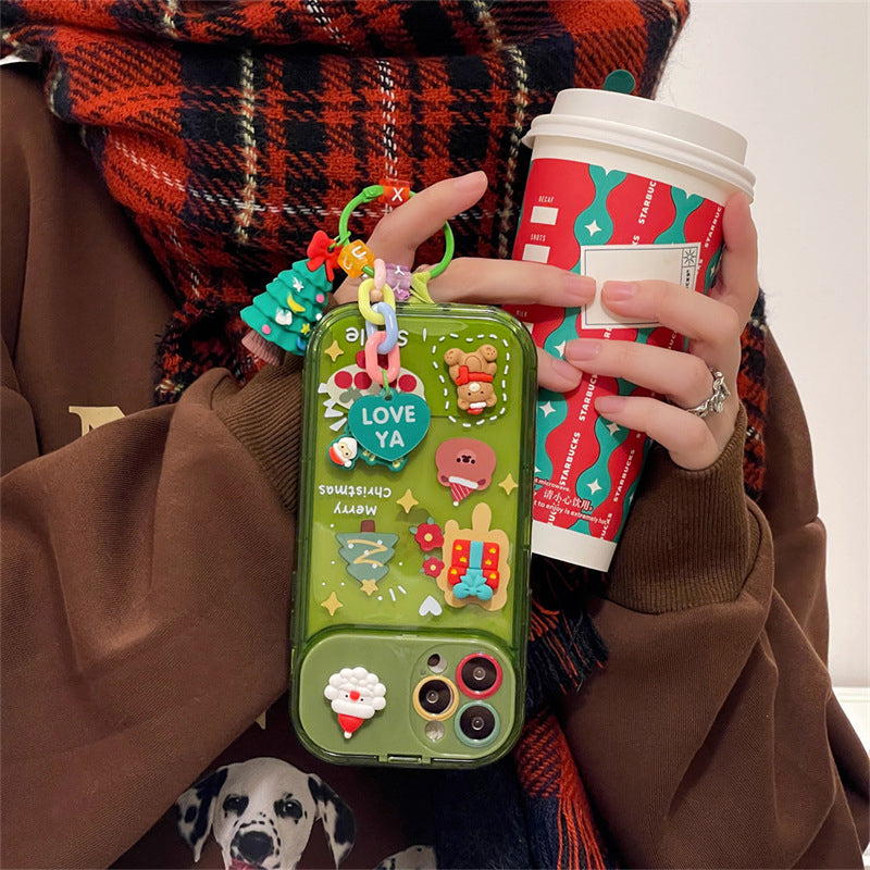 Brehn | Weihnachtsbaum-Anhänger iPhone-Hülle mit Spiegel