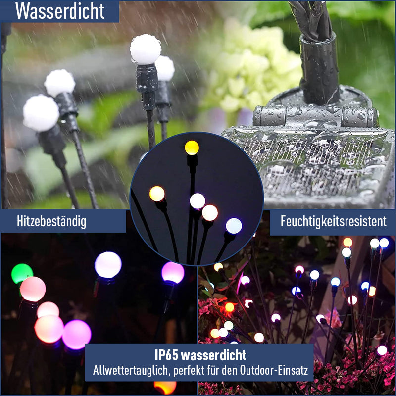 Brehn | Solar Garten LED Glühwürmchen Steckleuchte