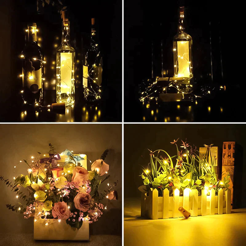 LED-Weinflaschenlichter Kork Nachtlicht DIY Decor Lift - Stück | Brehn