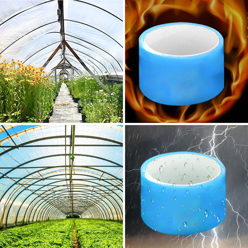 Wasserdichtes Reparaturklebeband mit hoher Klebkraft für Gewächshausfolien!