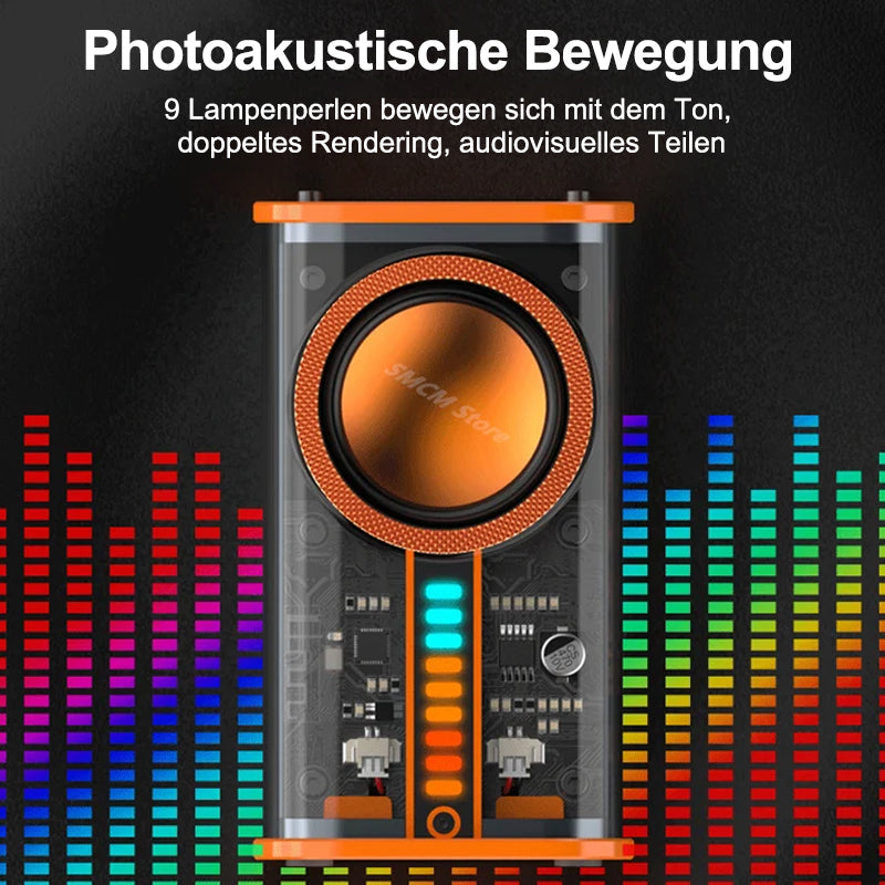 Transparente drahtlose Mecha Bluetooth-Lautsprecher | Brehn