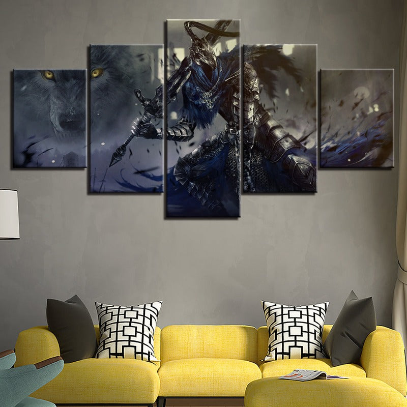 Dark Souls - 5 Teile Leinwand Wandkunst Gemälde