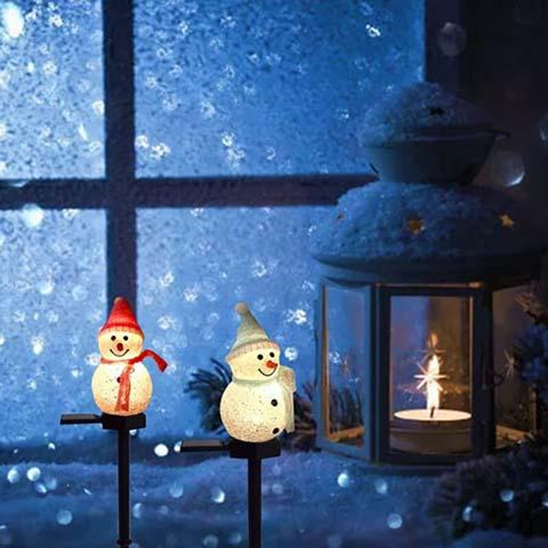 Brehn | Super süße wasserdichte Solarbetrieb Schneemannlampe