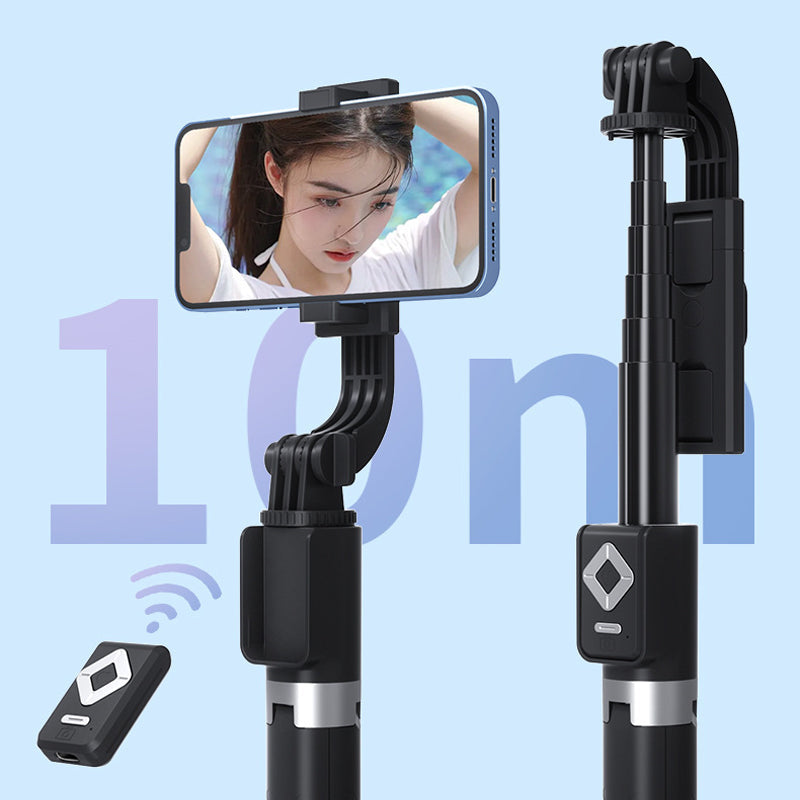 Selfie-Stick mit LED-Fülllicht | Brehn