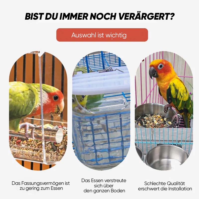 Automatischer, auslaufsicherer Vogelfutterspender | Brehn